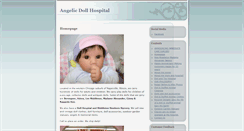 Desktop Screenshot of angelicdollhospital.com